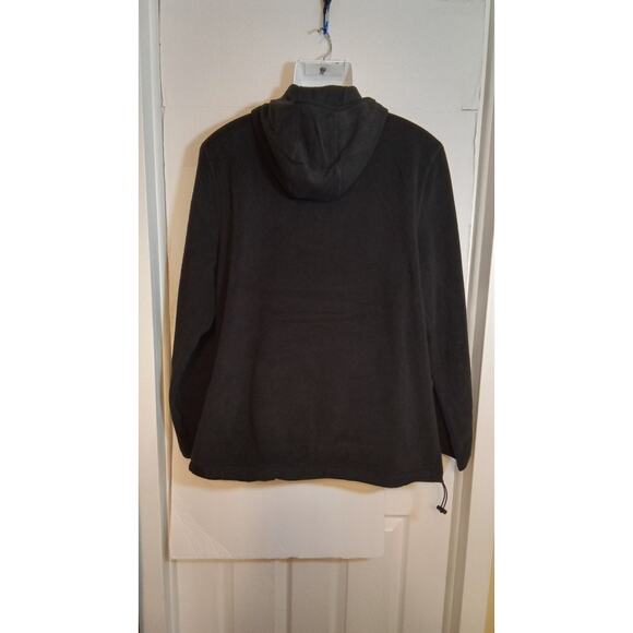 Motion Wear 1/4 Zip Black Hoodie Sweatshirt Men's Large - Picture 3 of 5